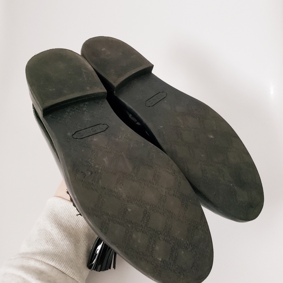 Vionic 6 Reagan Black Patent Leather Loafers Mules - Picture 5 of 8